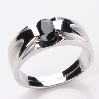 【雅紅珠寶】比翼雙飛天然1克拉黑藍寶石-活圍設計