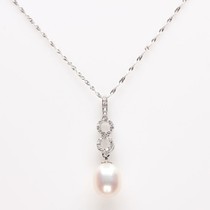 【雅紅珠寶】出水芙蓉天然珍珠項鍊