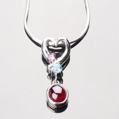 【雅紅珠寶】甜蜜璀璨天然碧璽項鍊-925純銀飾