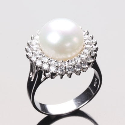 【雅紅珠寶】繁星點點天然珍珠戒只-珍珠-925純銀飾