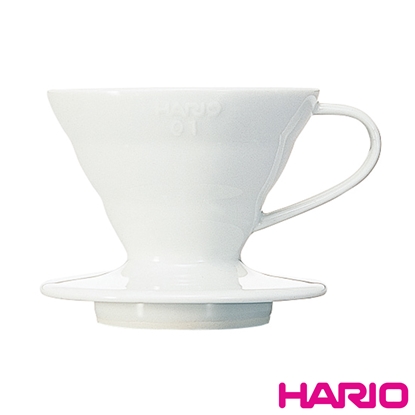 【HARIO】V60白色01磁石濾杯1~2杯 VDC-01W