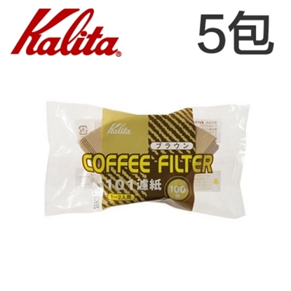 Kalita NK101無漂白濾紙 100枚入 5包 #11107