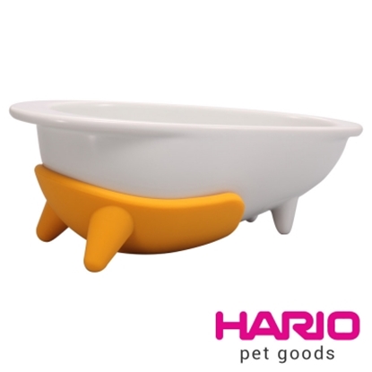 【HARIO】長嘴犬芒果黃專用磁碗 PTSC-L-MY