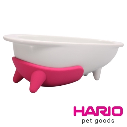 【HARIO】長嘴犬粉紅專用磁碗 PTSC-L-PC