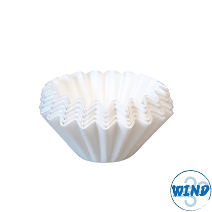 WIND 185蛋糕濾紙 波浪紋濾紙1~4人份/100張-白色
