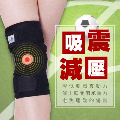 【JS嚴選】外銷歐美可調式三線專業護膝(送灰色護膝)