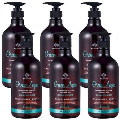 《台塑生醫》Dr’s Formula冰川水丰潤肌沐浴精 (碧泉清新香氛) 800g*6入