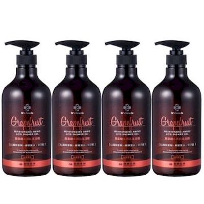 《台塑生醫》Dr’s Formula胺基酸水潤肌沐浴精 (柚果香氛) 800g*4入