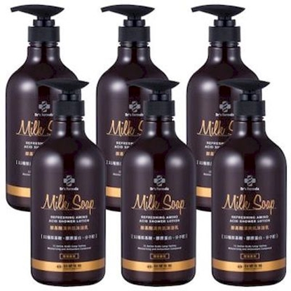 《台塑生醫》Dr’s Formula胺基酸清爽肌沐浴乳 (雪皂香氛) 800g*6入