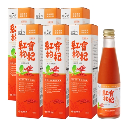 【台塑生醫】紅寶枸杞飲(250ml)6瓶/組