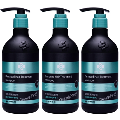 《台塑生醫》Dr’s Formula 受損修護洗髮精580g*3入