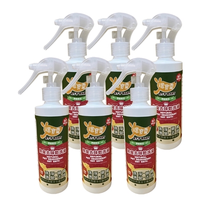 【環寶靈】寵物除臭去味乾洗澡(草莓)260ml(6瓶/組)