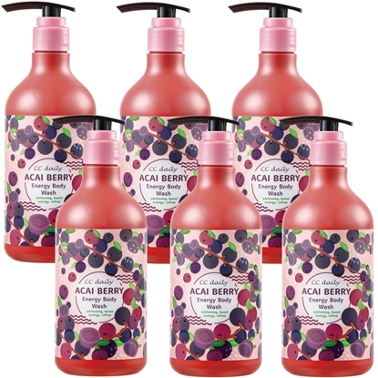 《台塑生醫》CC daily巴西莓果能量沐浴乳580g*6入