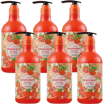 《台塑生醫》CC daily葡萄柚清爽沐浴乳580g*6入