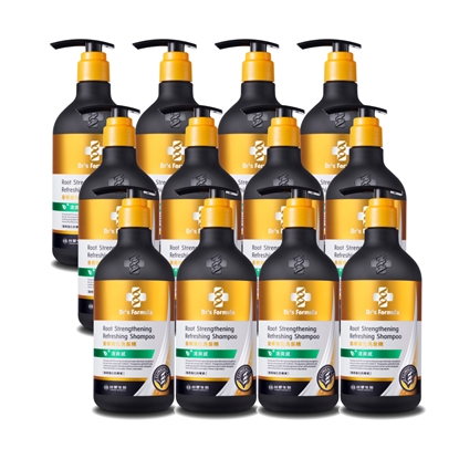 《台塑生醫》Dr's Formula髮根強化洗髮精－清爽感(升級版)三代580g*12入