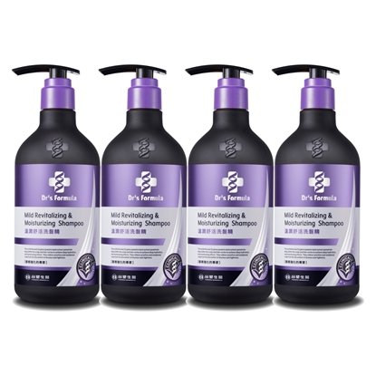 《台塑生醫》Dr's Formula溫潤舒活洗髮精(升級版)三代580g*4入