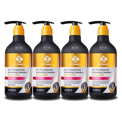 《台塑生醫》Dr's Formula髮根強化洗髮精－潤澤感(升級版)三代580g*4入