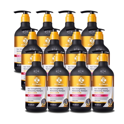 《台塑生醫》Dr's Formula髮根強化洗髮精－潤澤感(升級版)三代580g*12入