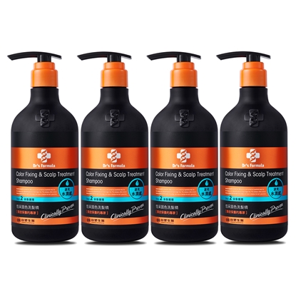 《台塑生醫》Dr's Formula恆采固色洗髮精(波光水潤感)580g*4入