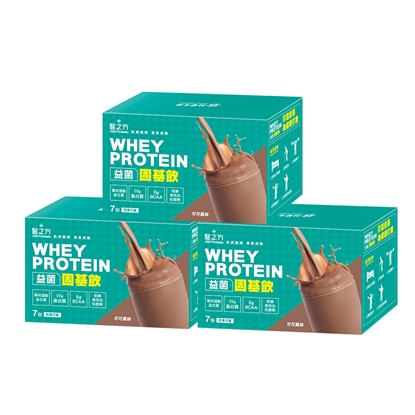 【台塑生醫】益菌固基飲(可可風味)(32g*7包/盒) 3盒/組