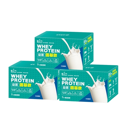 【台塑生醫】益菌固基飲(牛奶風味)(32g*7包/盒) 3盒/組