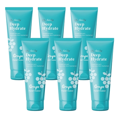 《台塑生醫》CC daily深層保水洗面乳120g*6入