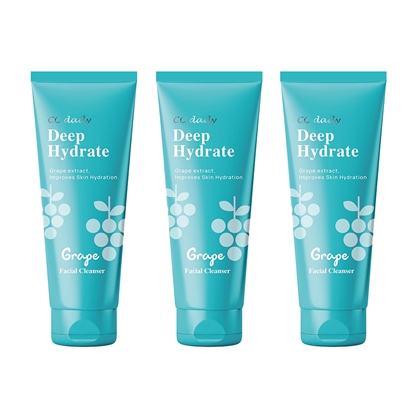 《台塑生醫》CC daily深層保水洗面乳120g*3入