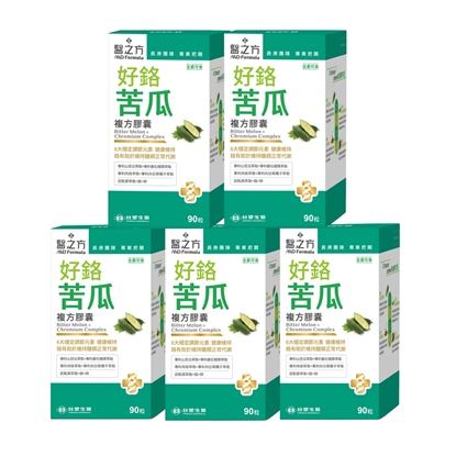 【台塑生醫】好鉻苦瓜複方膠囊(90粒/瓶) 5瓶/組