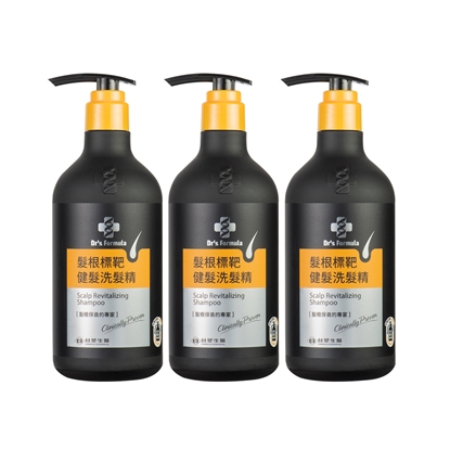 《台塑生醫》Dr's Formula髮根標靶健髮洗髮精580g*3入