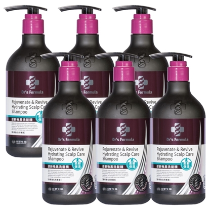 《台塑生醫》Dr’s Formula逆齡喚黑洗髮精(柔韌保濕款)580g*6入