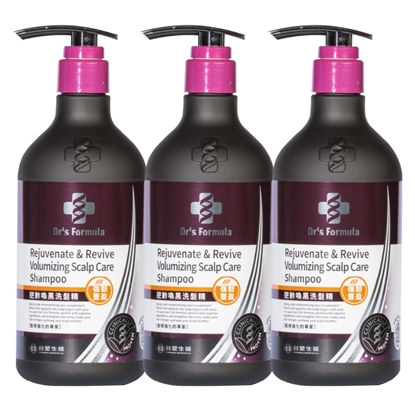 《台塑生醫》Dr’s Formula逆齡喚黑洗髮精(強韌豐盈款)580g*3入