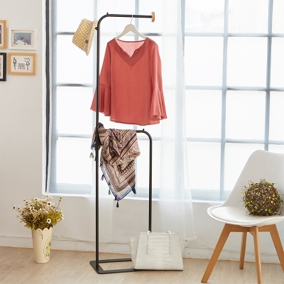 【H&R安室家】無印風簡約掛衣架/吊衣架-LS156