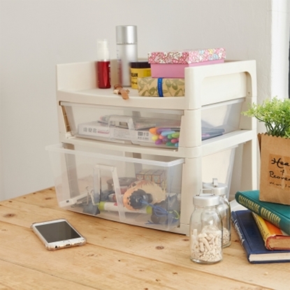 【H&R安室家】無印風萬用桌上收納盒(辦公室/文具/小物)-BCF37