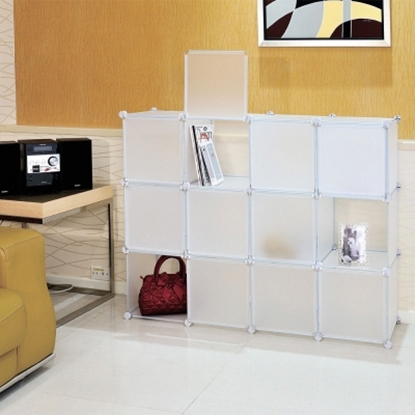 【H&R安室家】12格12門收納櫃-12吋百變收納櫃/組合櫃-HP59B