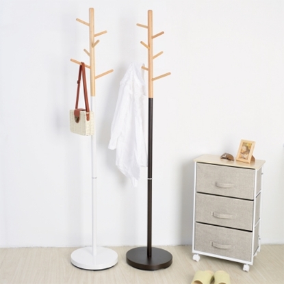 【H&R安室家】無印風優雅衣帽架-LS113