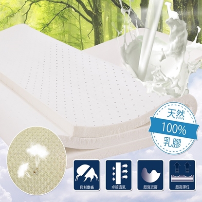 【格藍傢飾】100%活力好眠天然乳膠床墊3CM-雙人5尺