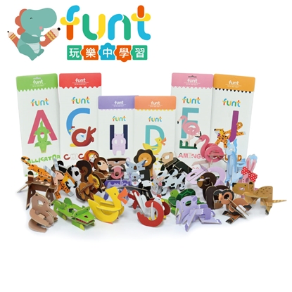 韓國FUNT 英文字母立體拼圖全套組(26+1字母)