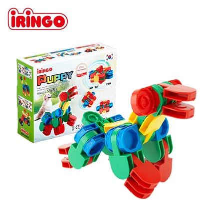 韓國iRingo 百變創意3D積木-迷你系列(可愛狗狗)