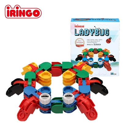 韓國iRingo 百變創意3D積木-小瓢蟲
