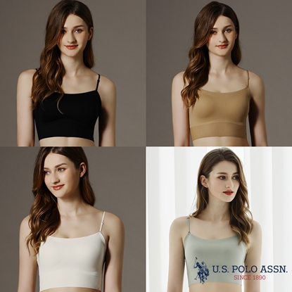 U.S.POLO涼感透氣細肩百搭BraTop