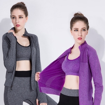 【JS嚴選】窈窕機能顯瘦防曬運動外套二件組-電