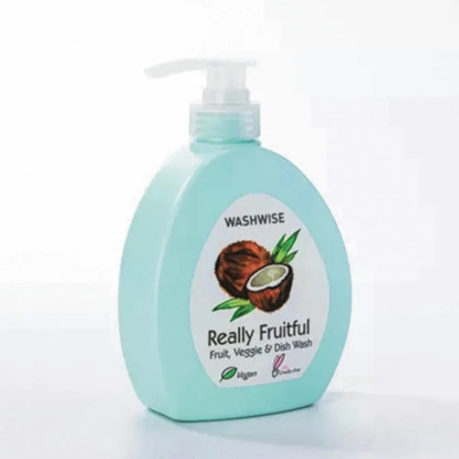 愛家捷 WASHWISE艾麗淨 蔬果碗盤清潔露2入 台灣製造植物酵素洗潔劑 洗蔬果降解農藥 椰油洗碗精 歐盟認證安心友善