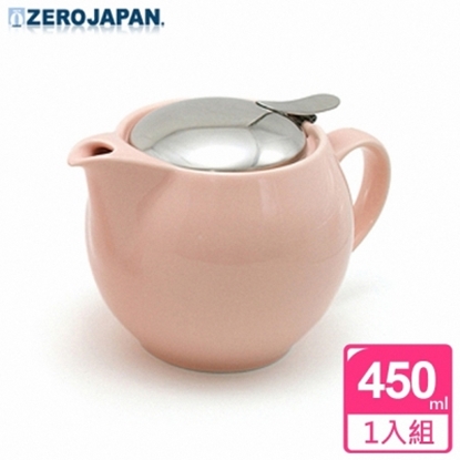 【ZERO JAPAN】典藏陶瓷不鏽鋼蓋壺(桃粉紅)450CC