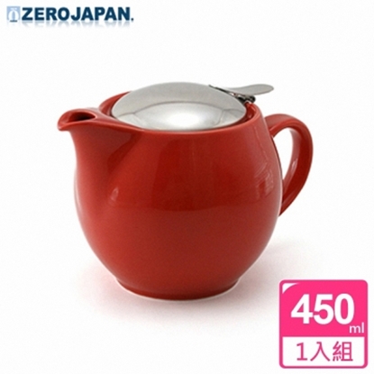 【ZERO JAPAN】典藏陶瓷不銹鋼蓋壺(蕃茄紅)450CC