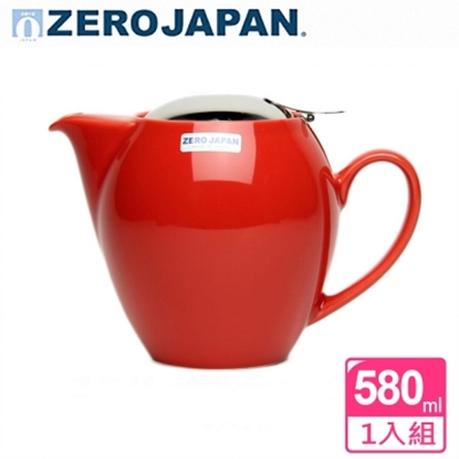 【ZERO JAPAN】品味生活陶瓷不鏽鋼蓋壺(蕃茄紅)580cc