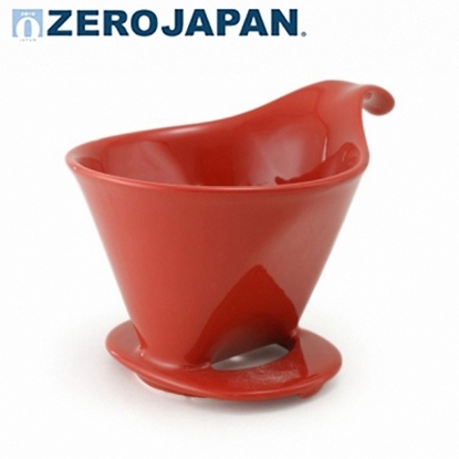 【ZERO JAPAN】典藏陶瓷咖啡漏斗(大)(蕃茄紅)