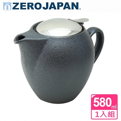 【ZERO JAPAN】品味生活陶瓷不鏽鋼蓋壺(水晶銀)580cc