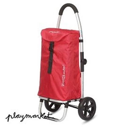 西班牙playmarket 時尚休閒折疊購物車(GoTwo 紅)