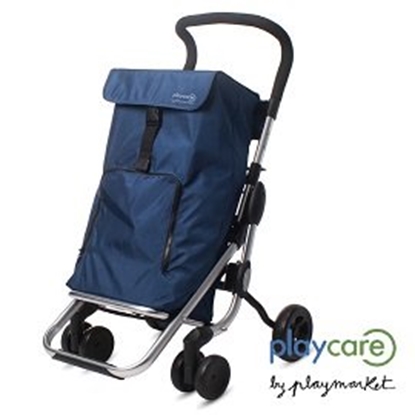 西班牙playmarket 凱爾休閒折疊購物車(playcare 藍)