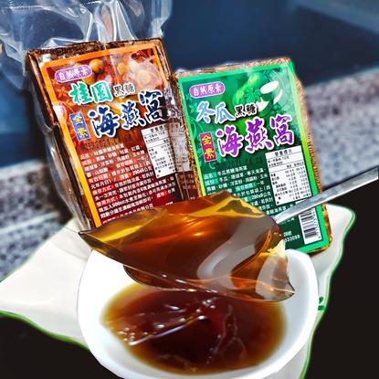 【自然原素】天然黑糖海燕窩(冬瓜280g/桂圓紅棗290g)*6塊/組 -免運組